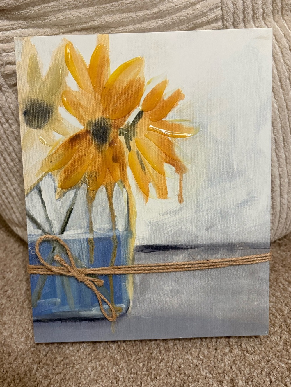 Hobby Lobby Yellow Sunflower Vase Canvas Art